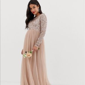 ASOS Maya Maternity Sequin Dress